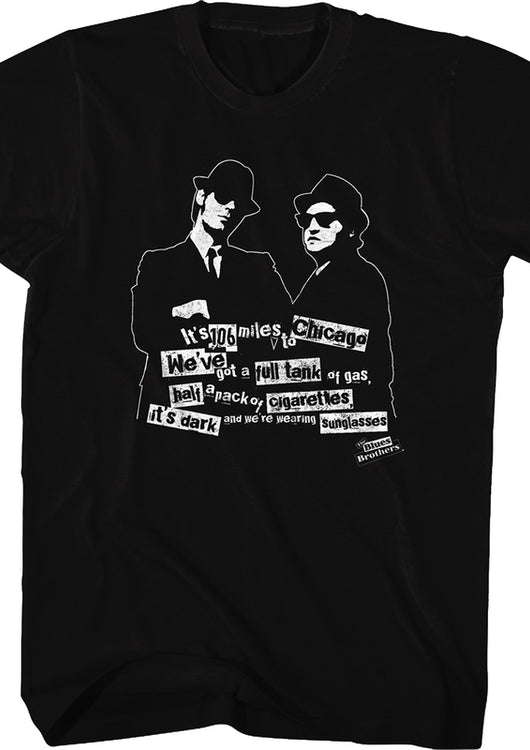 It's Dark Blues Brothers T-Shirt - main product image