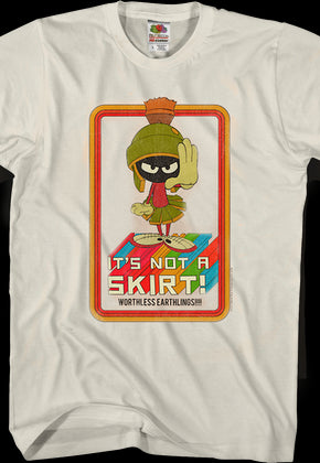 It's Not A Skirt Marvin The Martian Looney Tunes T-Shirt