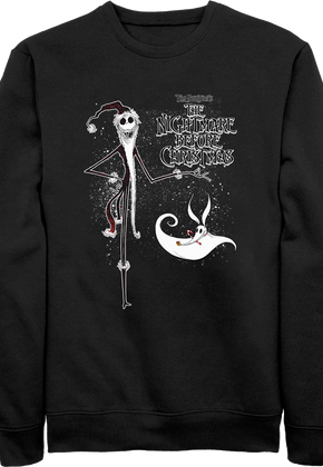 Jack Skellington And Zero Nightmare Before Christmas Sweatshirt