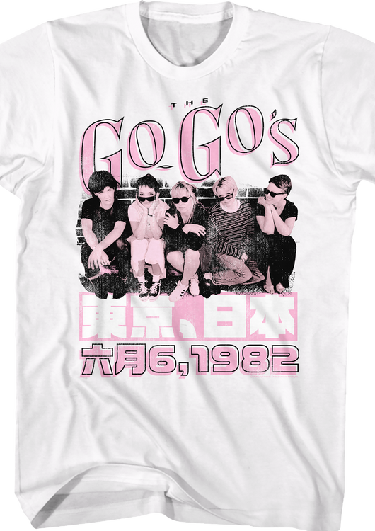 Japan 1982 Go-Go's T-Shirt - main product image