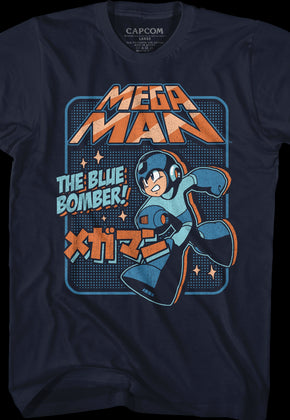 Japanese Blue Bomber Mega Man T-Shirt