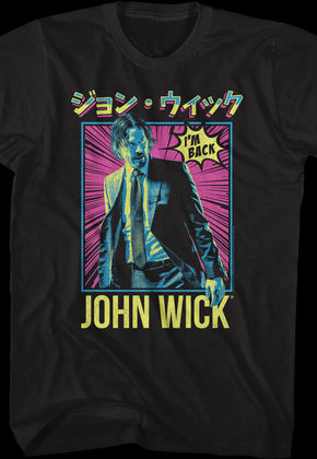 Japanese Poster John Wick T-Shirt