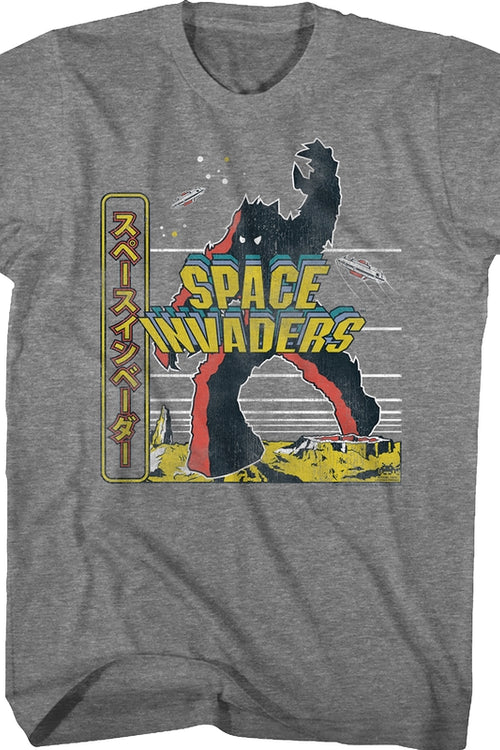 Japanese Space Invaders T-Shirtmain product image