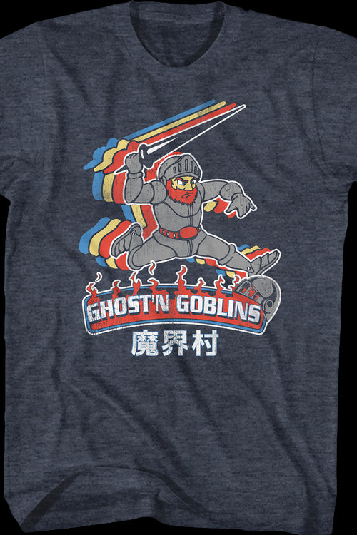 Japanese Text Ghosts 'N Goblins T-Shirtmain product image