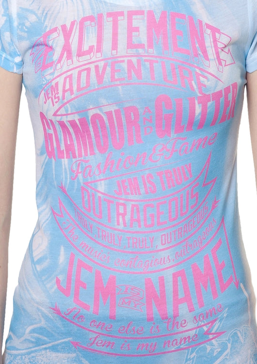 Jem Theme Song Sublimation Shirt - main product image
