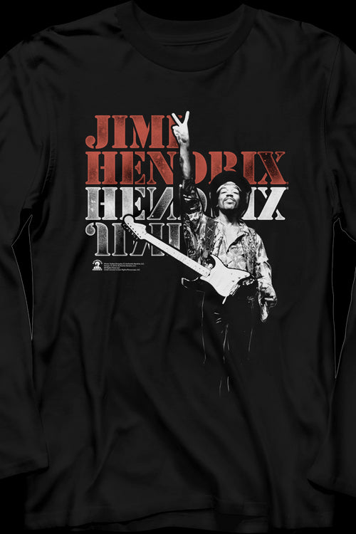 Jimi Hendrix Long Sleeve Shirtmain product image
