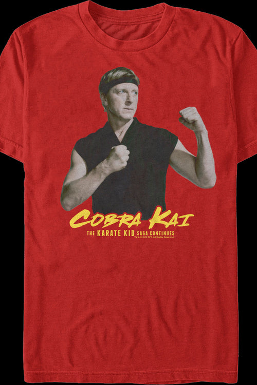 Johnny Cobra Kai Karate Kid T-Shirtmain product image