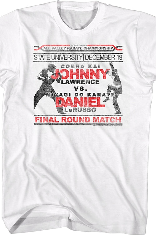Johnny Vs Daniel Karate Kid T-Shirtmain product image