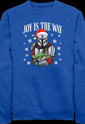 Joy Is The Way Mandalorian Star Wars Sweatshirt