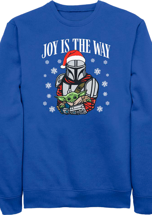 Joy Is The Way Mandalorian Star Wars Sweatshirt - main product image