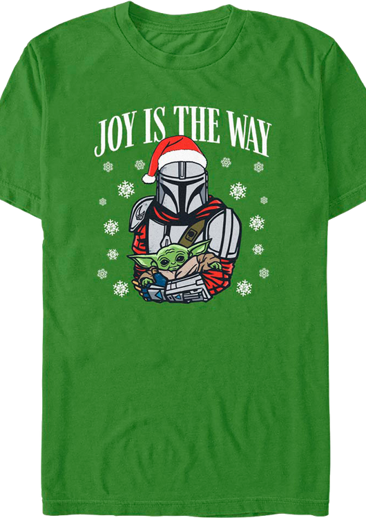 Joy Is The Way Mandalorian Star Wars T-Shirt - main product image