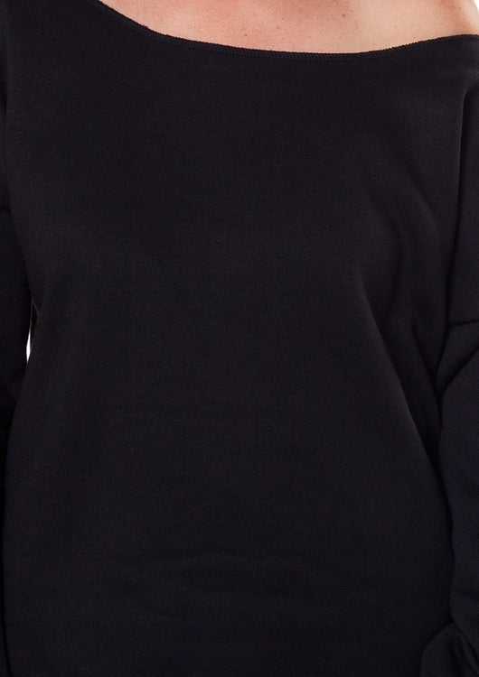 Jr/Ladies Black FD SS Blank - main product image