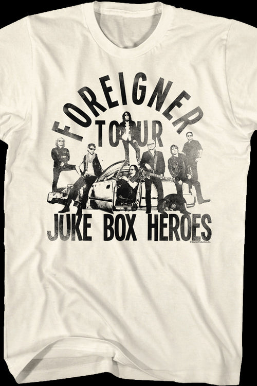 Juke Box Heroes Tour Foreigner T-Shirtmain product image