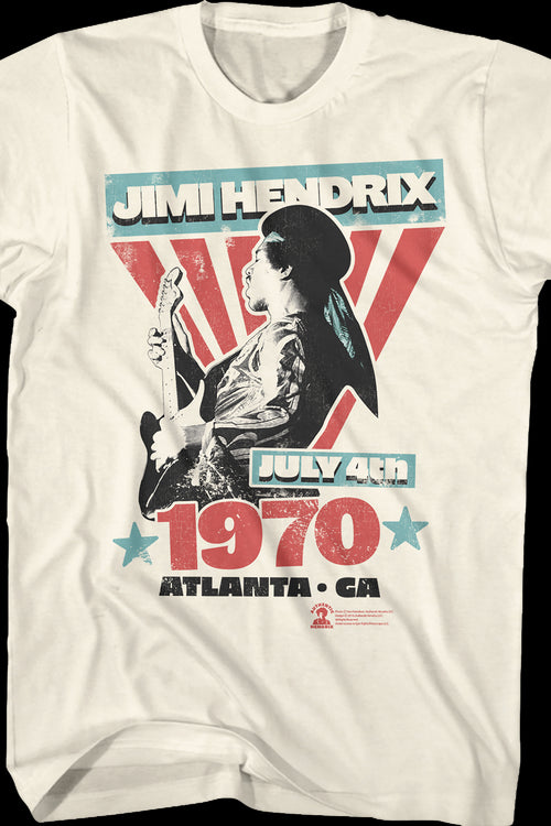 July 4th 1970 Jimi Hendrix T-Shirtmain product image