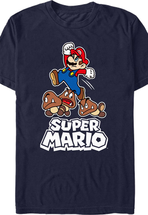 Jumping On Goombas Super Mario Bros. T-Shirt