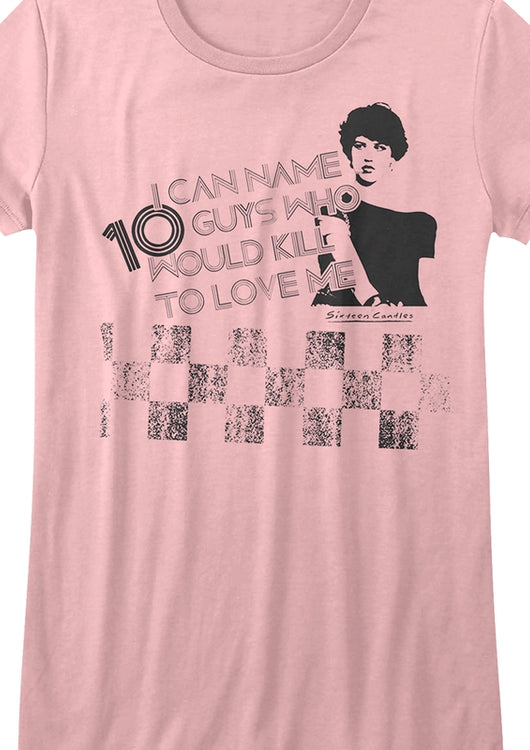 Junior 10 Guys Sixteen Candles Shirt - main product image