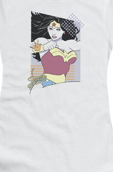 Ladies Action Pose Wonder Woman Shirt