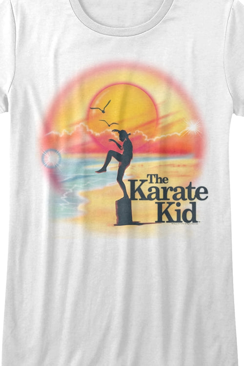 Ladies Airbrush Karate Kid Shirtmain product image