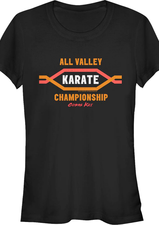Ladies All Valley Karate Championship Cobra Kai Shirt - main product image