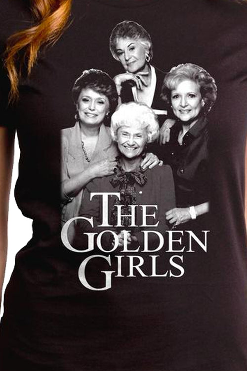 Ladies Black and White Golden Girls Shirtmain product image