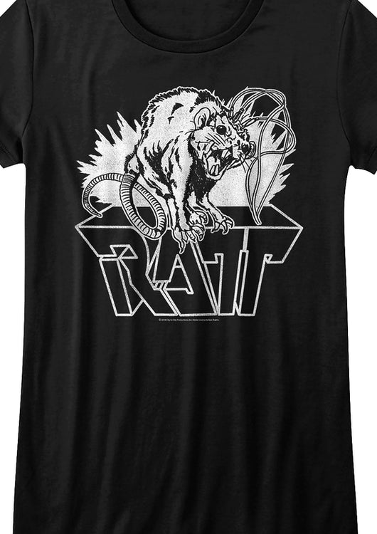 Ladies Black and White Ratt Shirt - main product image