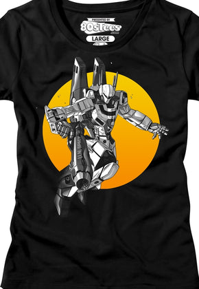Junior Black Sunset Wars Robotech Shirt