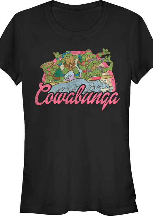 Ladies Cowabunga Teenage Mutant Ninja Turtles Shirt - main product image