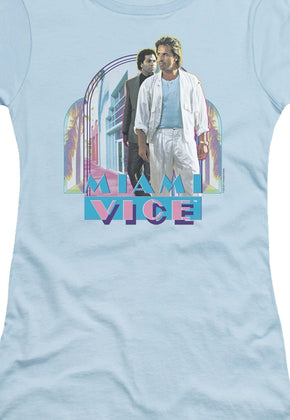 Ladies Crockett and Tubbs Miami Vice Shirt