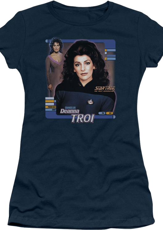 Ladies Deanna Troi Star Trek The Next Generation Shirt - main product image