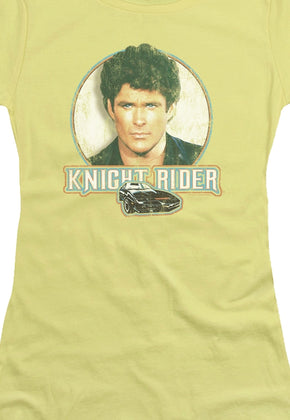 Ladies Distressed Knight Rider Shirt