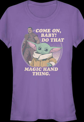 Ladies Do That Magic Hand Thing The Mandalorian Star Wars Shirt
