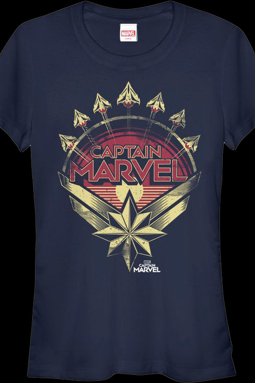 Ladies Fighter Planes Captain Marvel Shirtmain product image