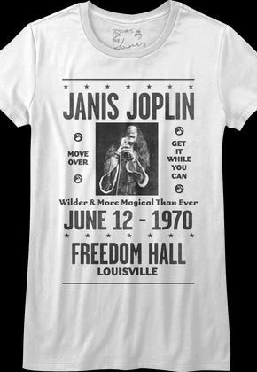 Ladies Freedom Hall Janis Joplin Shirt