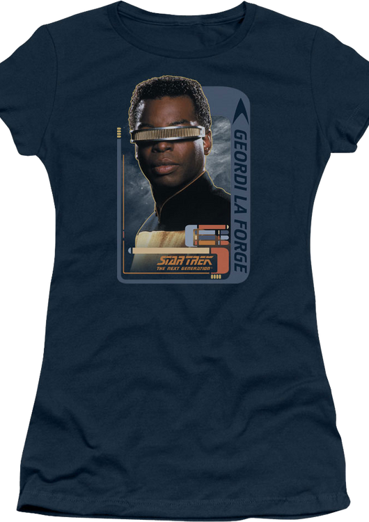 Ladies Geordi La Forge Star Trek The Next Generation Shirt - main product image