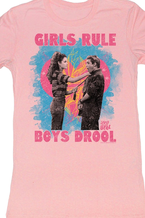 Ladies Girls Rule Saved By The Bell Shirtmain product image