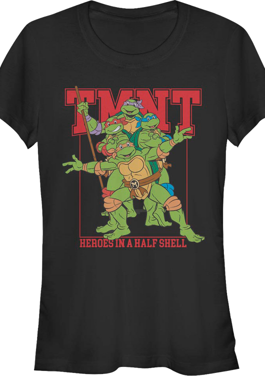Ladies Heroes In A Half Shell Teenage Mutant Ninja Turtles Shirt - main product image