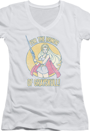 Ladies Honor of Grayskull She-Ra V-Neck Shirt