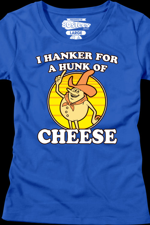 Ladies I Hanker For A Hunk Of Cheese Time For Timer Shirtmain product image