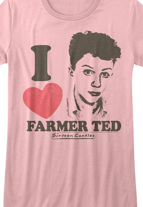 Junior I Love Farmer Ted Sixteen Candles Shirt
