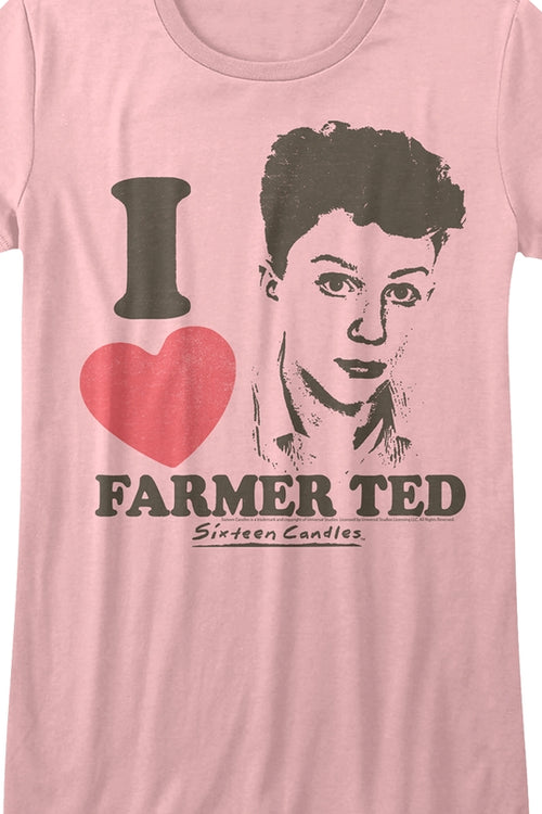 Junior I Love Farmer Ted Sixteen Candles Shirtmain product image