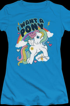 Ladies I Want A My Little Pony Shirt