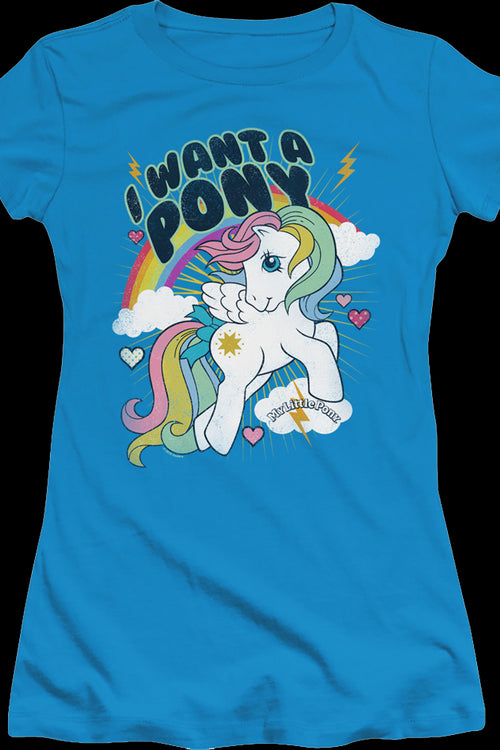 Ladies I Want A My Little Pony Shirtmain product image