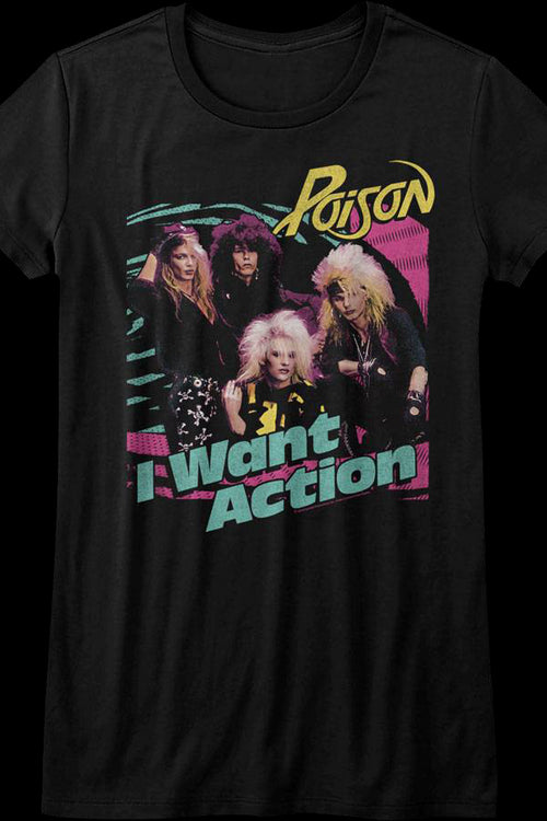 Womens I Want Action Poison Shirtmain product image