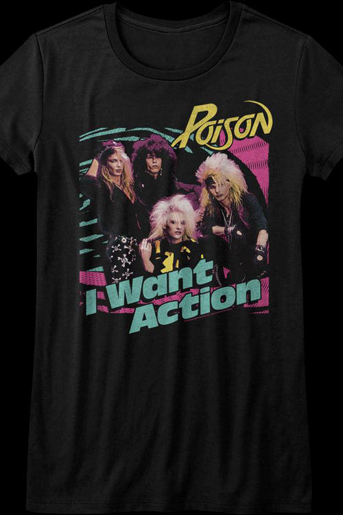 Womens I Want Action Poison Shirtmain product image