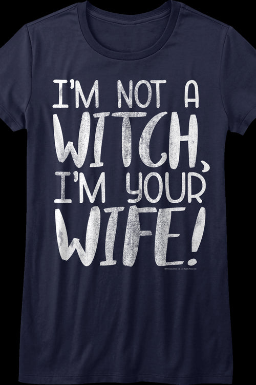 Womens I'm Not A Witch Princess Bride Shirtmain product image