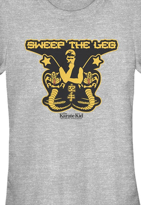 Ladies John Kreese Sweep The Leg Karate Kid Shirt