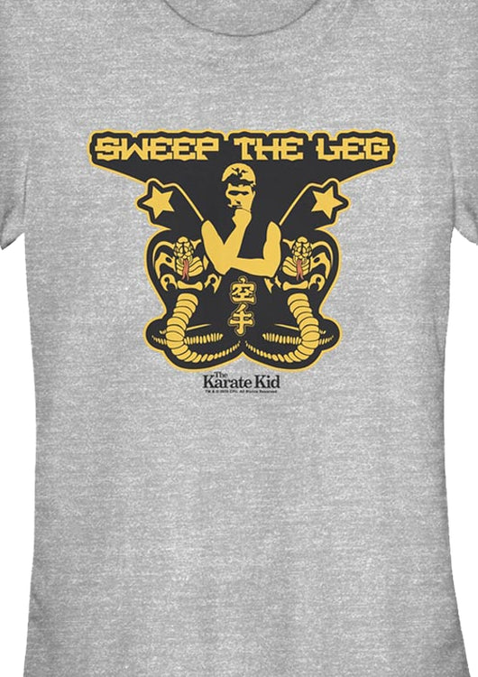 Ladies John Kreese Sweep The Leg Karate Kid Shirt - main product image