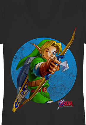 Junior Link V-Neck Legend of Zelda Shirt