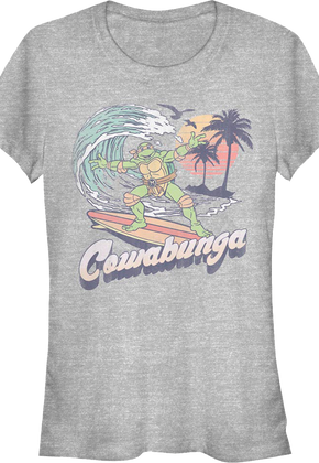 Ladies Michelangelo Cowabunga Teenage Mutant Ninja Turtles Shirt