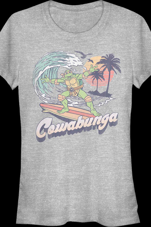 Ladies Michelangelo Cowabunga Teenage Mutant Ninja Turtles Shirtmain product image
